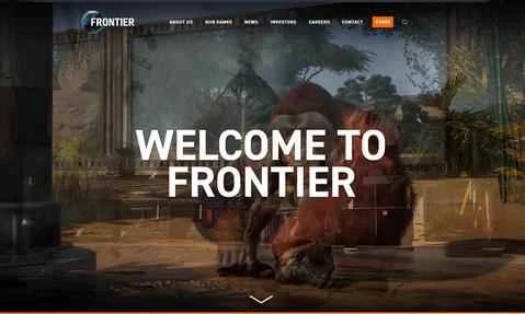 Frontier Dev UK 公式ウェブサイト - 有名なゲームウェブサイト