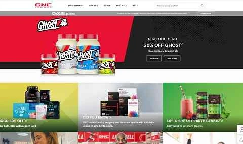 GNC公式サイト：アメリカの健康と栄養のブランド