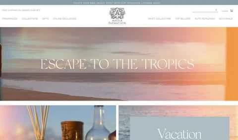 アメリカの高級ホームフレグランスブランド「アンティカ ファルマシスタ」。