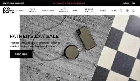 Proporta公式サイト、英国の携帯電話ケースショッピングサイト