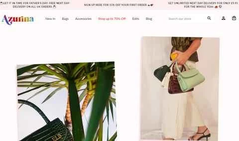 Azurina公式サイト：高級レザーアクセサリーのショッピングサイト（英国）