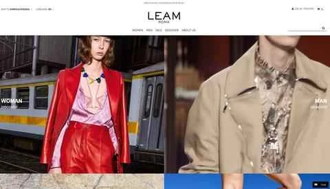 Leam公式サイト：イタリアのブティック衣料ブランド