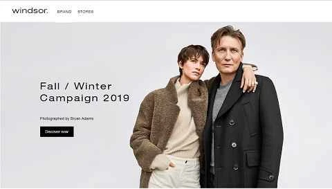 ウィンザー公式サイト、ドイツの衣料品ブランド