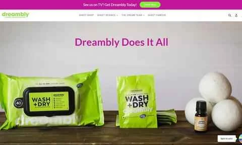 アメリカの環境に優しいドライクリーニングホームブランド、Dreambly。