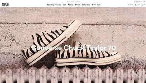 Sneakersnstuff公式サイト：スウェーデンの有名な靴ブティック