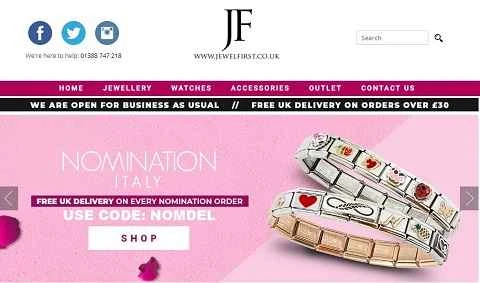 英国を拠点とするジュエリーおよび時計のオンライン小売業者、Jewel First。