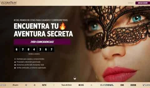 Victoria Milan、スペインの公式サイト、デートとマッチメイキングのプラットフォーム。