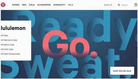 ルルレモンUS公式サイト