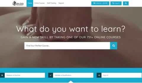 ニュースキルズアカデミー公式ウェブサイト：英国のオンラインスキル学習プラットフォーム