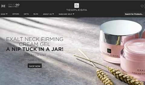 テンプルスパ公式サイト - イギリスのスパブランド