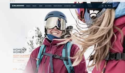 オーストリアのスキーブランド、ブリザードの公式サイト