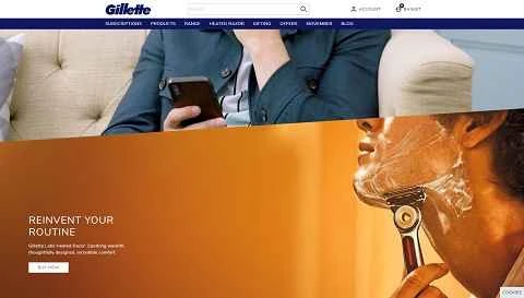 ジレットDEシェーバー、アメリカのブランド、ドイツの公式サイト