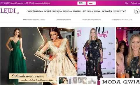 Lejdi 公式サイト PL ポーランドの婦人服オンラインショッピングサイト