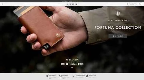 Ekster Rotterdam ブラックテクノロジースマートウォレット公式ウェブサイト