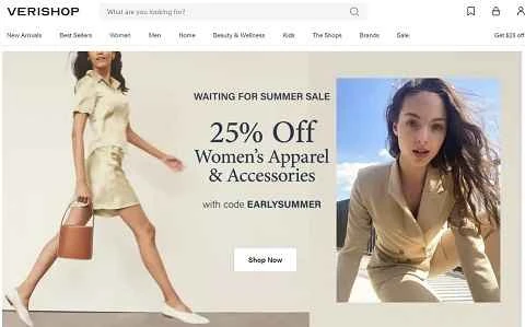 米国を拠点とする日常的な高級品ショッピング ウェブサイト、Verishop 公式サイト、画像 1。 Verishop官网 美国日常奢侈品购物网站 第1张