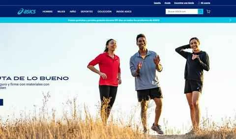 ASICSスペイン公式サイトオンラインショッピングサイト