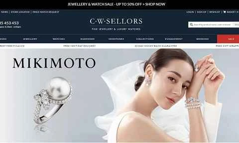 CW Sellors 公式ウェブサイト - 英国の独立系ジュエリー小売業者
