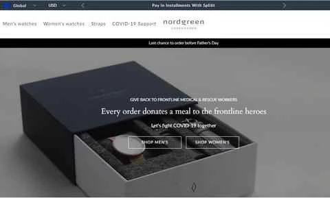 Nordgreen USウェブサイト - ニッチな時計ブランド