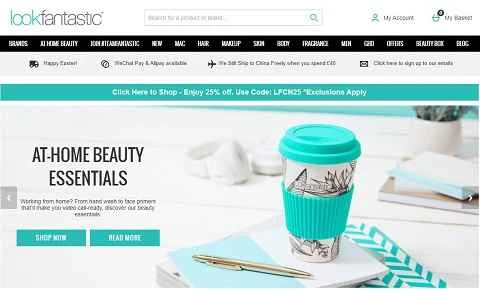 Lookfantastic UK - イギリスの有名スキンケアブランド