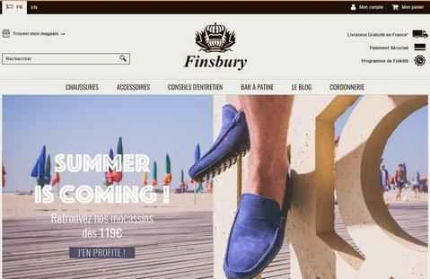 フィンズベリー公式サイト FR フランスのファッションメンズシューズブランド