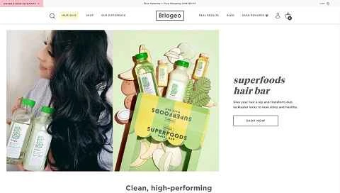 Briogeo Hair は、天然、健康、無添加のヘアケアに特化した米国のブランドです。