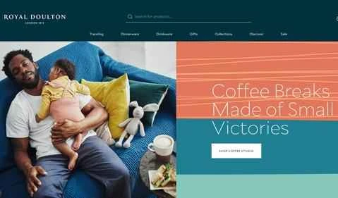 ロイヤルドルトンカナダ公式サイト：有名な英国の食器ブランド