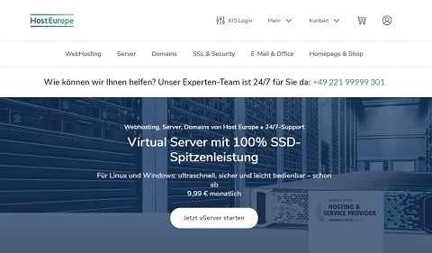 HostEurope ドイツ公式サイト: ホスティングおよびドメインプロバイダー