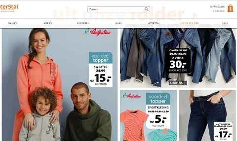 テルスタル公式サイト NL オランダの衣料品ブランド