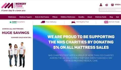 メモリーフォームウェアハウス公式ウェブサイト - 英国のメモリーフォームマットレスブランド - ページ1 Memory Foam Warehouse官网 英国记忆泡沫床垫品牌 第1张