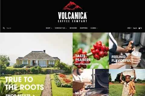 Volcanica Coffee公式サイト：アメリカンボルケーノコーヒー豆