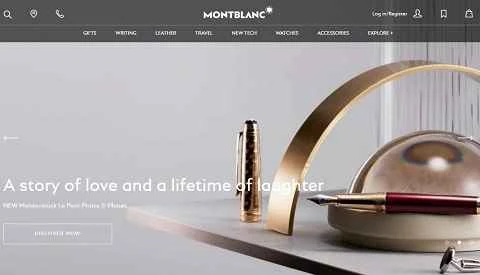モンブラン（英国のウェブサイト） - 名門万年筆ブランド。