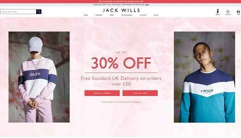 ジャック・ウィルス公式サイト - イギリスの若者向けファッションブランド