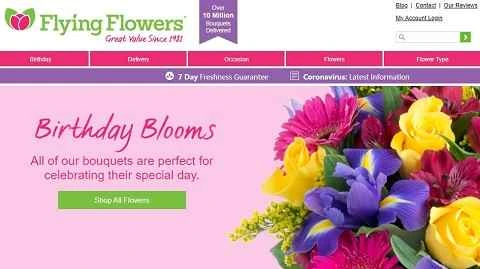 Flying Flowers 英国公式フラワーデリバリーウェブサイト