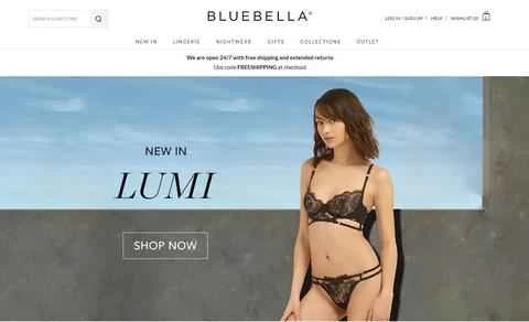 Bluebella US公式サイト、オンラインショッピングサイト、イギリスの高級ランジェリーブランド
