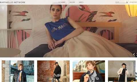 ラファエロネットワーク スペイン語ウェブサイト ES イタリアファッションウェブサイト