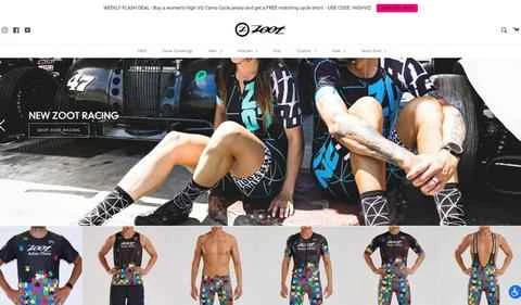 ズートスポーツ公式サイト:アメリカでトップのトライアスロン&マラソンギアブランド - 1ページ目 Zoot Sports官网 美国顶级铁人三项和马拉松装备品牌 第1张