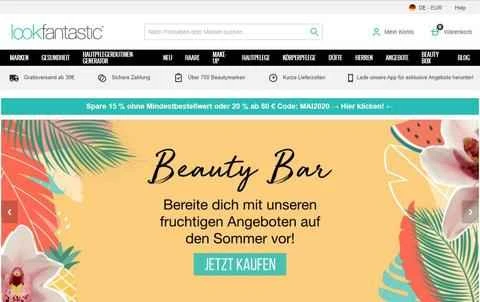 Lookfantastic ドイツ公式サイト