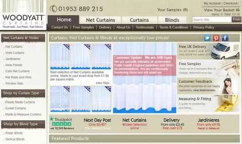 Woodyatt Curtains 公式英国カーテンショッピングウェブサイト