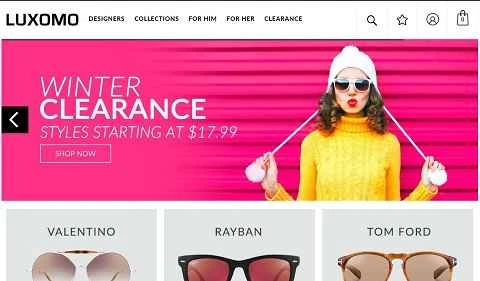 Luxomo公式サイト、アメリカのオンラインファッションアクセサリーストア