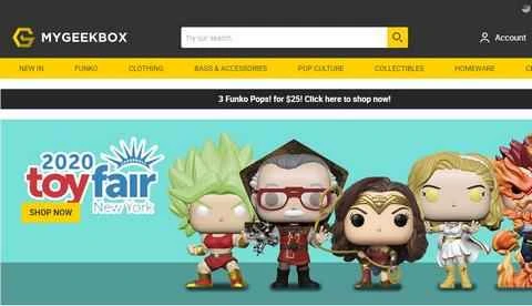 My Geek Box US公式サイト（海外ショッピングサイト）