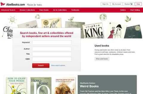 AbeBooks は、米国のオンライン書店およびアート/コレクターズアイテムのプラットフォームです。