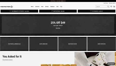 Footaction公式サイト - アメリカのスポーツウェアオンラインショッピングサイト