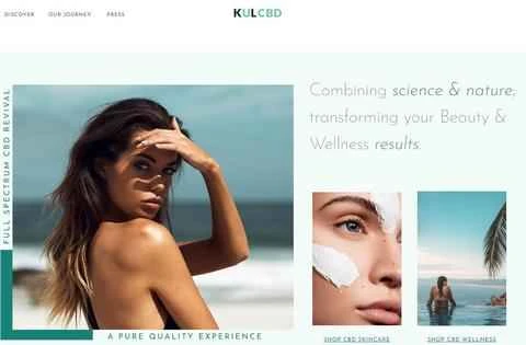 KULCBD公式サイト：アメリカのCBDビューティーブランド