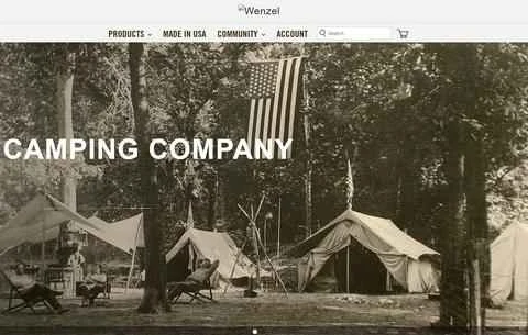 ウェンゼル公式サイト：アメリカの有名な寝袋メーカー