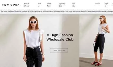 Few Moda公式サイト：ニューヨークを拠点とするファッションブランド