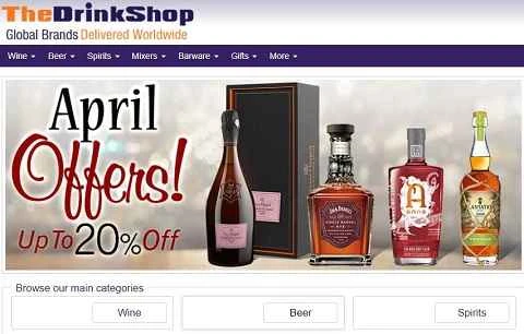 TheDrinkShop は、英国の公式オンライン飲料店です。