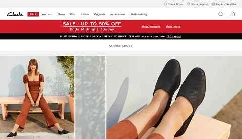 クラークスUK公式ウェブサイト