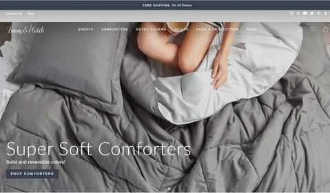 リネンズ・アンド・ハッチ公式サイト：アメリカの寝具ブランド