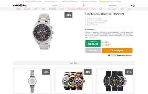 Watch2Day 公式サイト: オランダとベルギー最大のオンライン時計ショッピング ウェブサイト。