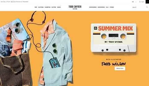 トッド・スナイダー公式サイト:アメリカのビジネスメンズウェアブランド - ページ1 Todd Snyder官网 美国商务男装品牌 第1张